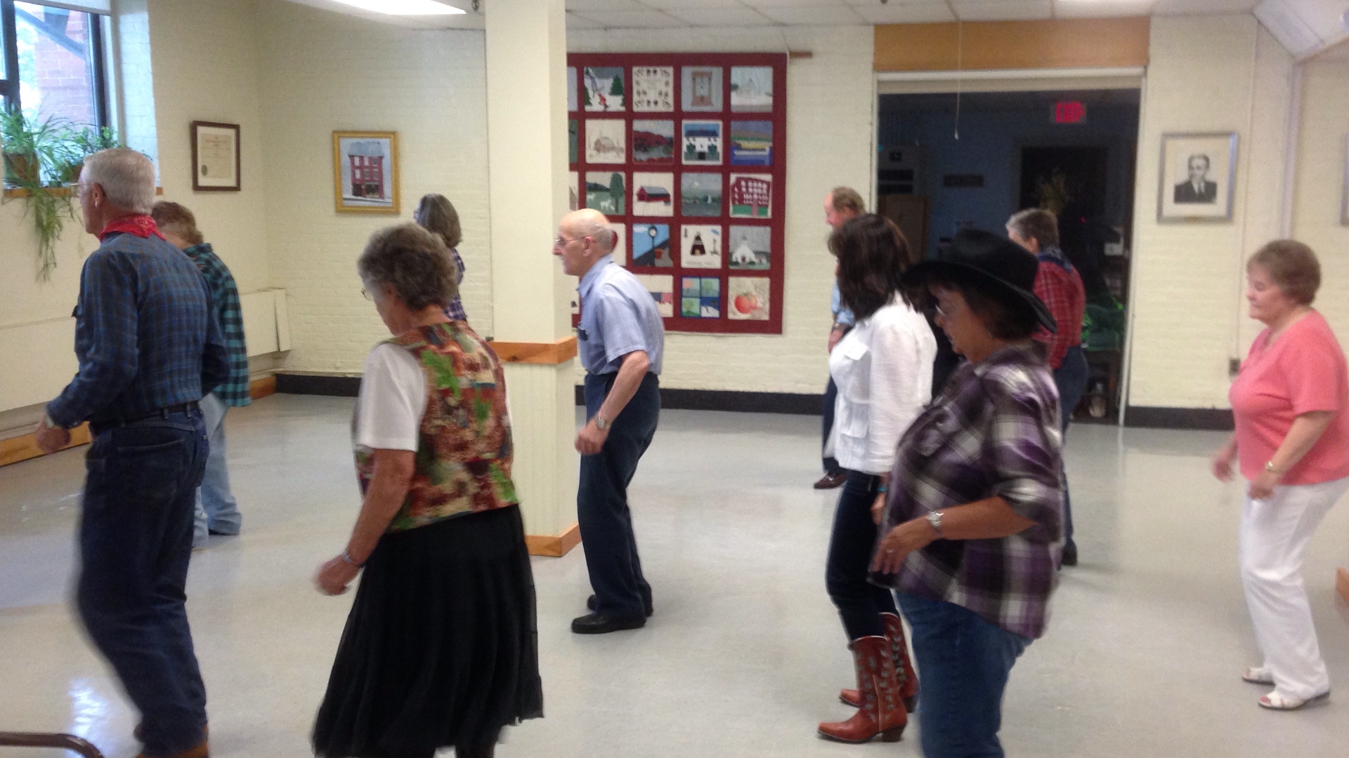 Dancing at Brattleboro Senior Center
